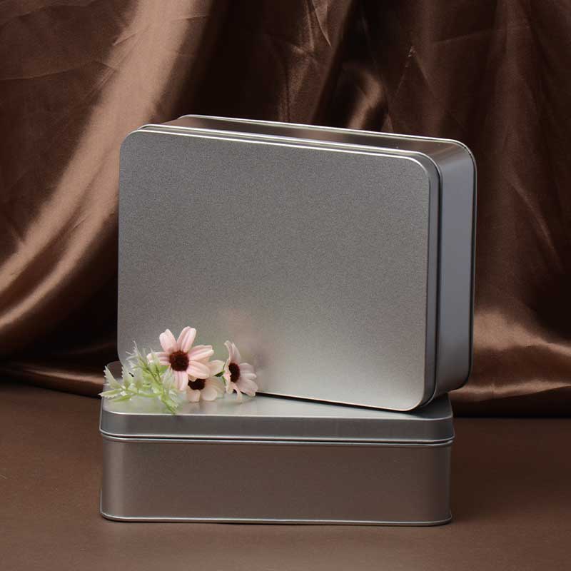 Cutie de depozitare metalică de metal Păsări de cuib de ambalare cutie de tin 220 * 160 * 65mm