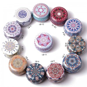 Borcanul lumânărilor metalul poate fi bomboane de ambalare Can 77 * 50mm